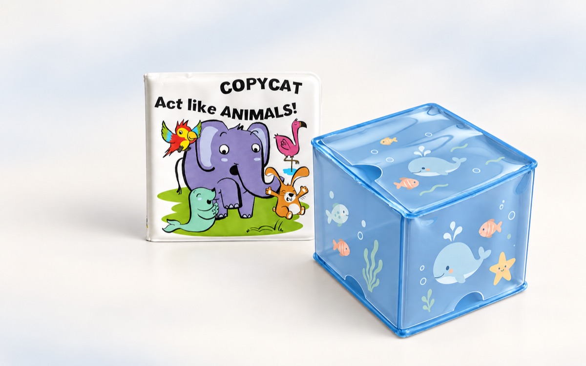 Bath books and waterproof kids products